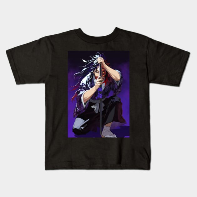 Demon Lord Michikatsu Kids T-Shirt by Valoka